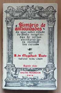 Magalhães Basto, Sumário de antiguidades da cidade do Porto, 1963