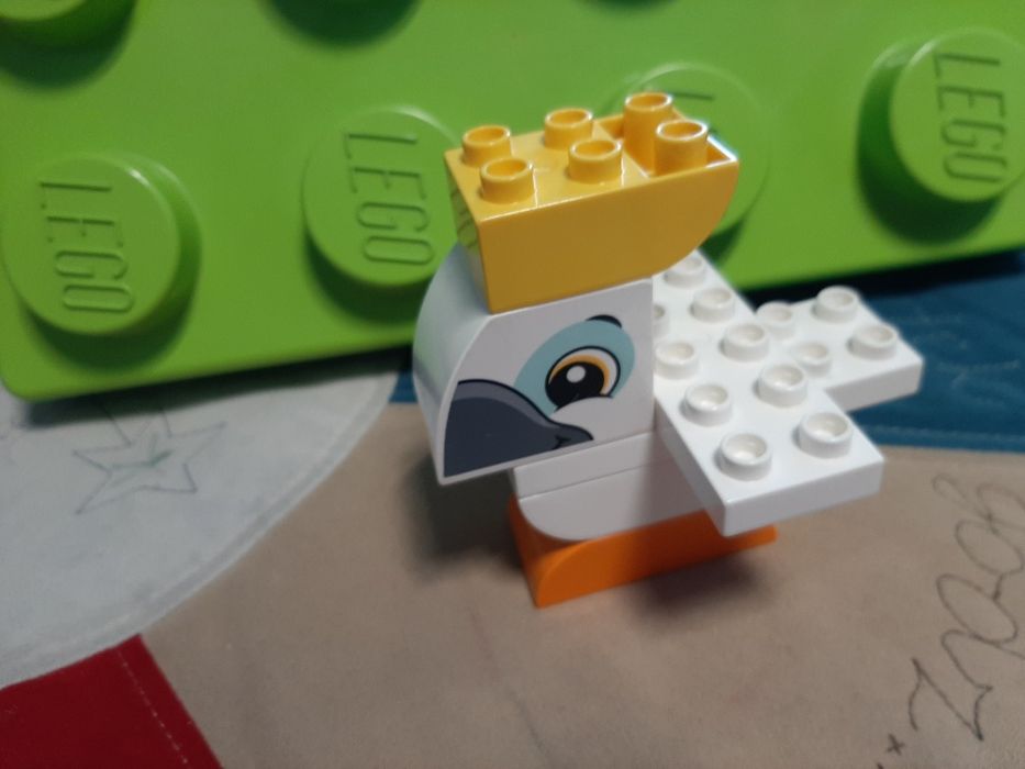 Klocki lego duplo ptak Kakadu 6 elementów