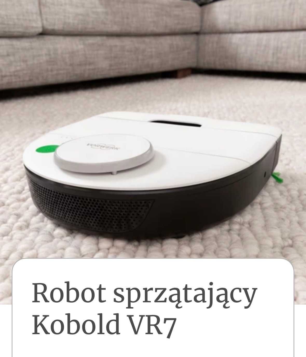 Robot sprzątający od Thermomixa Kobold VR7