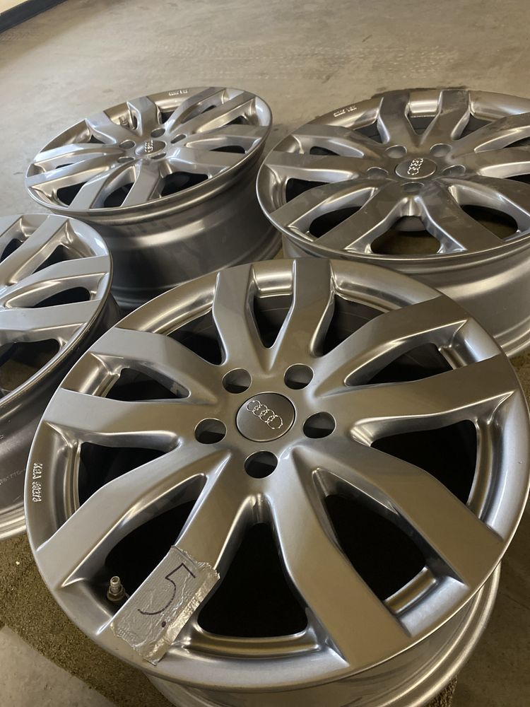 5. Oryginalne felgi audi 7,5j17h2 et35 5x112 komplet skoda vw mercedes