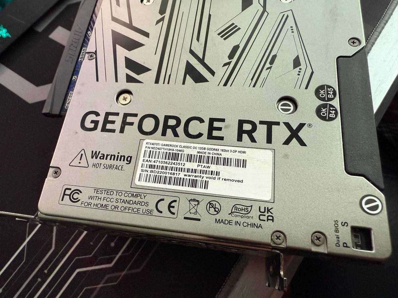 Karta graficzna Palit GeForce RTX 4070Ti 12GB GDDR6X