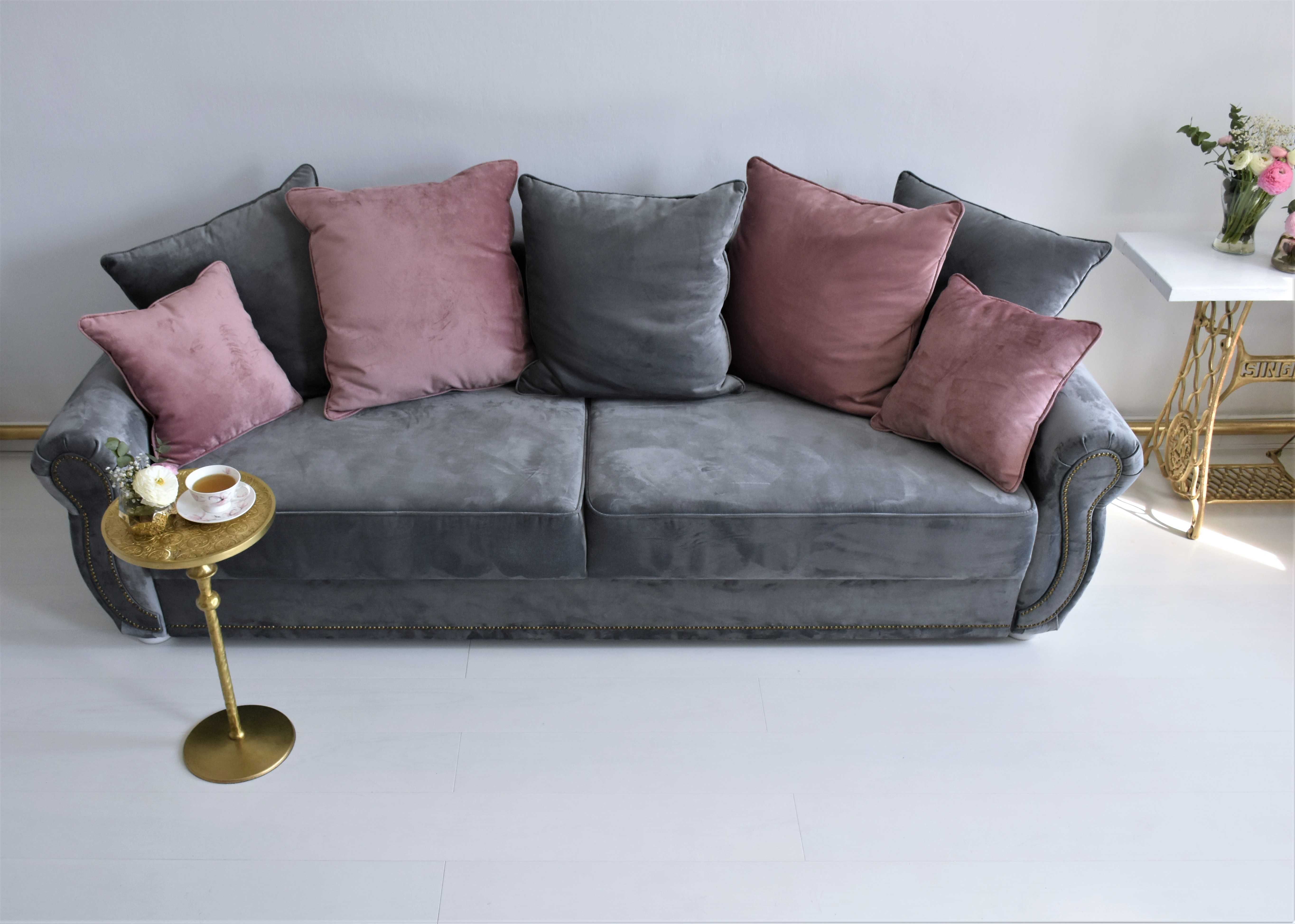 Sofa kanapa SOFIA angielski prowansalski styl funkcja spania pojemnik
