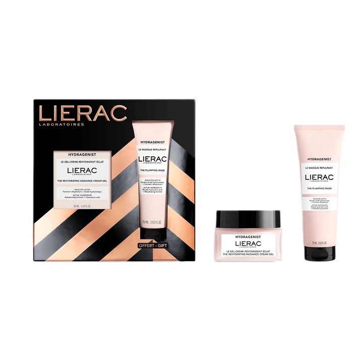 LIERAC Hydragenist zestaw nawilżający krem 50ml + maska 75ml