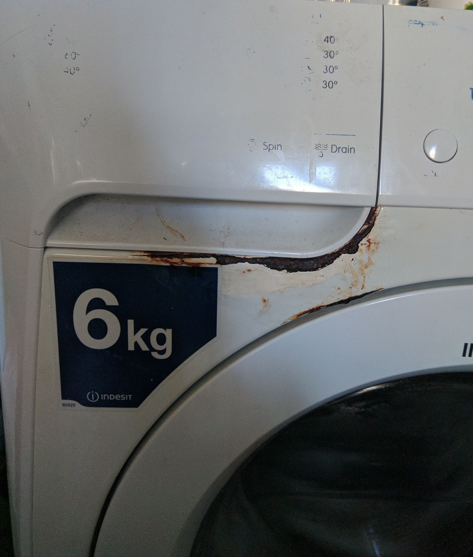 СМА Indesit PWSE 61070 W. Made in Italy.