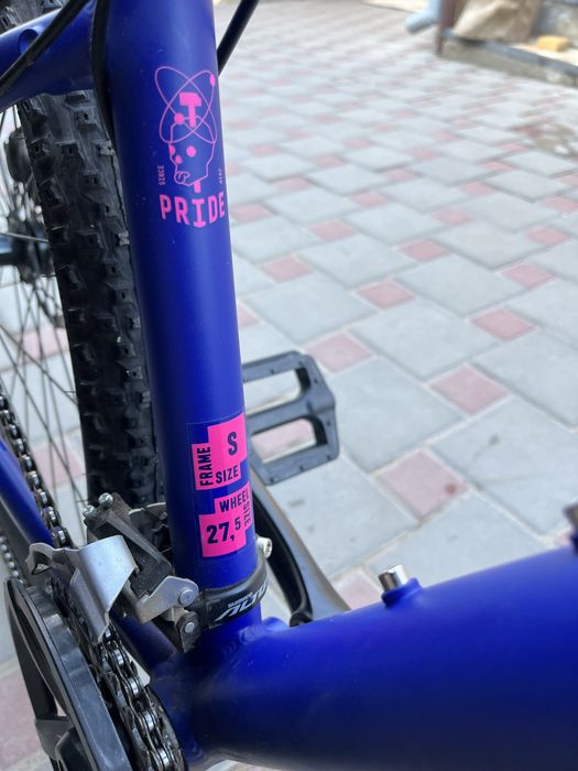 Велосипед жіночий гірський Pride Stella 27.5" S Фіолетовий