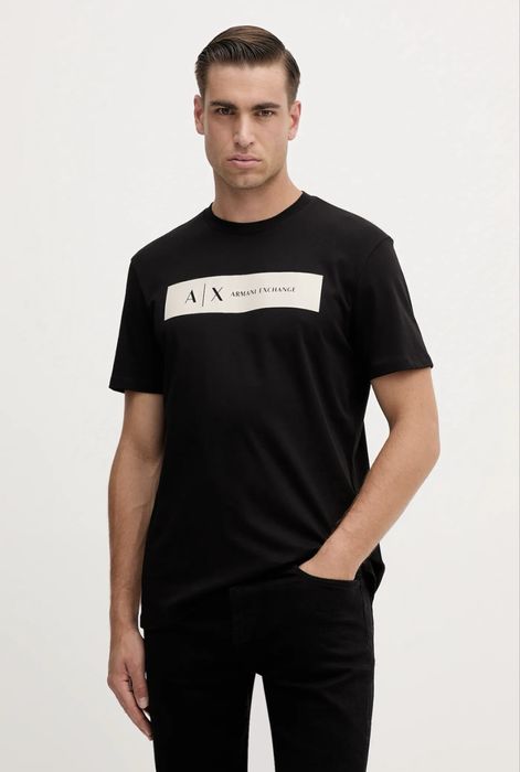 Бавовняна футболка Armani Exchange