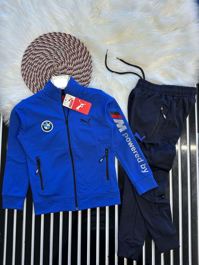 Bawełniany dres BMW PUMA dla dzieci 152cm