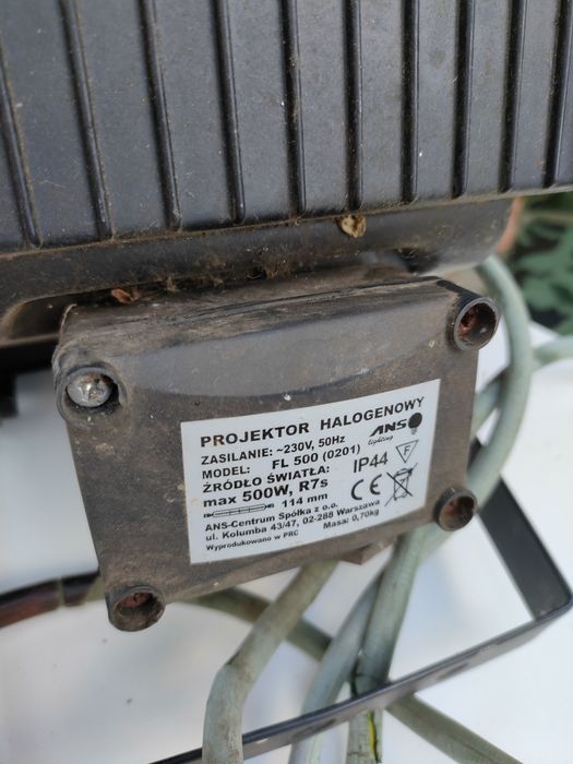 Halogen projektor halogenowy fl 500 500w