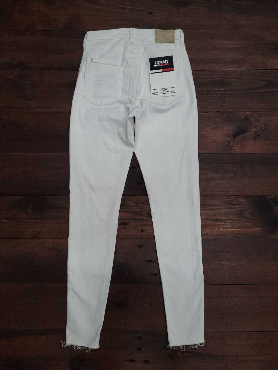 Женские белые джинсы скинни Tommy Hilfiger Sylvia Skinny Оригинал