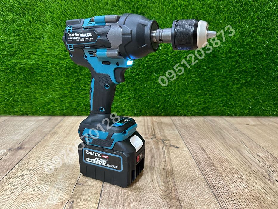 Аккумуляторный Гайковерт Makita DTW850BL new с 2 акб 36V 9Ah гайкокрут