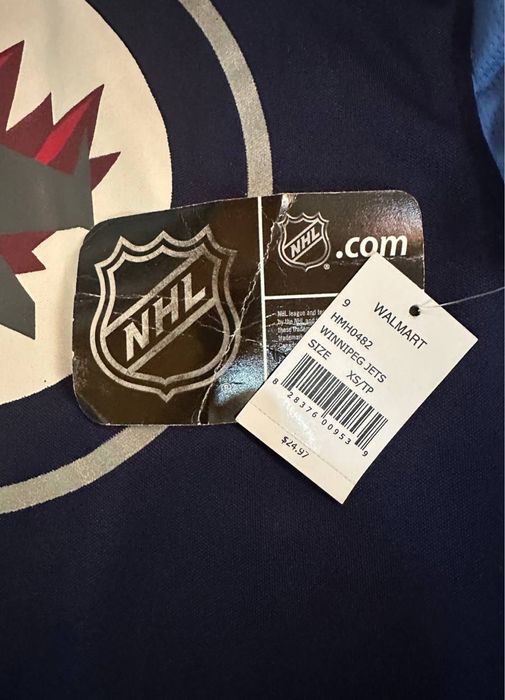 Джерси на подростка Виннипег Джетс НХЛ розмір XS