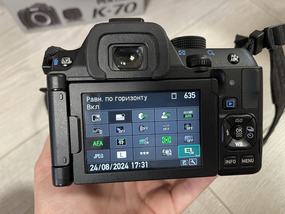 Професійний фотоапарат Pentax k 70 (black) 18-50 re kit