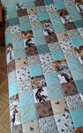 Narzuta patchwork 145/205 cm "Konie"