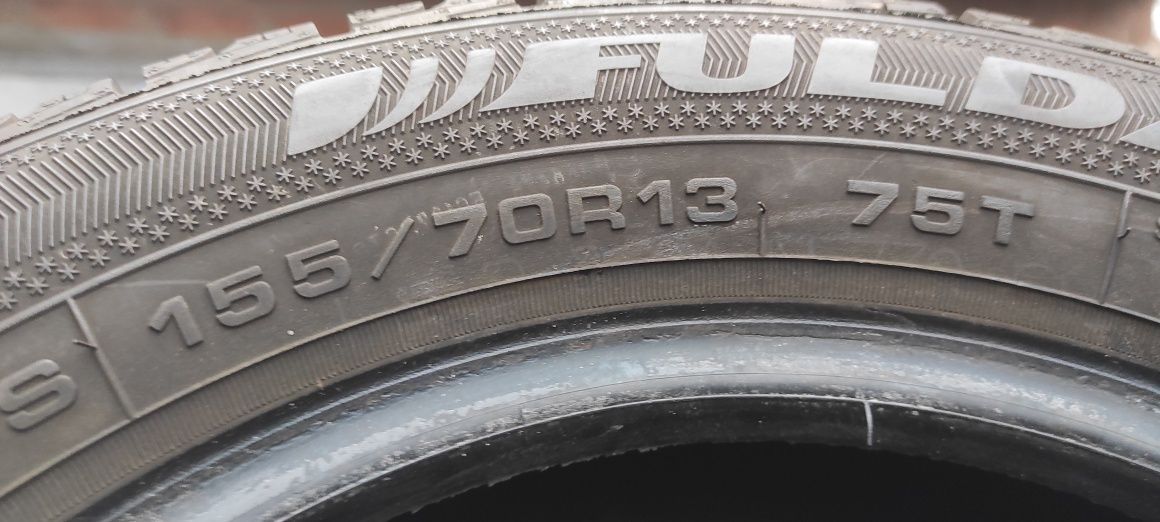 Шини Ханкок та Фулда 155/70/13; гарний стан; з Німеччини, є 4+4 штуки