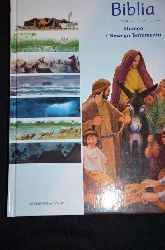 Biblia dla dzieci Stary i Nowy testament Na 1 Komunię - prezent