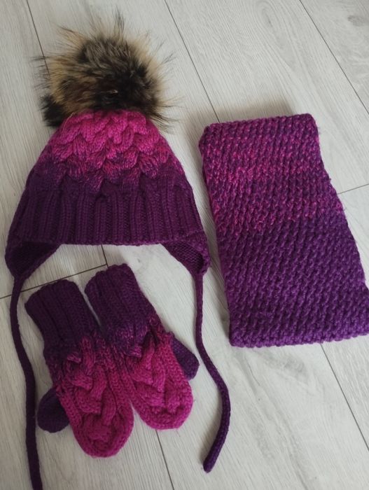 Зимняя шапочка и шарф