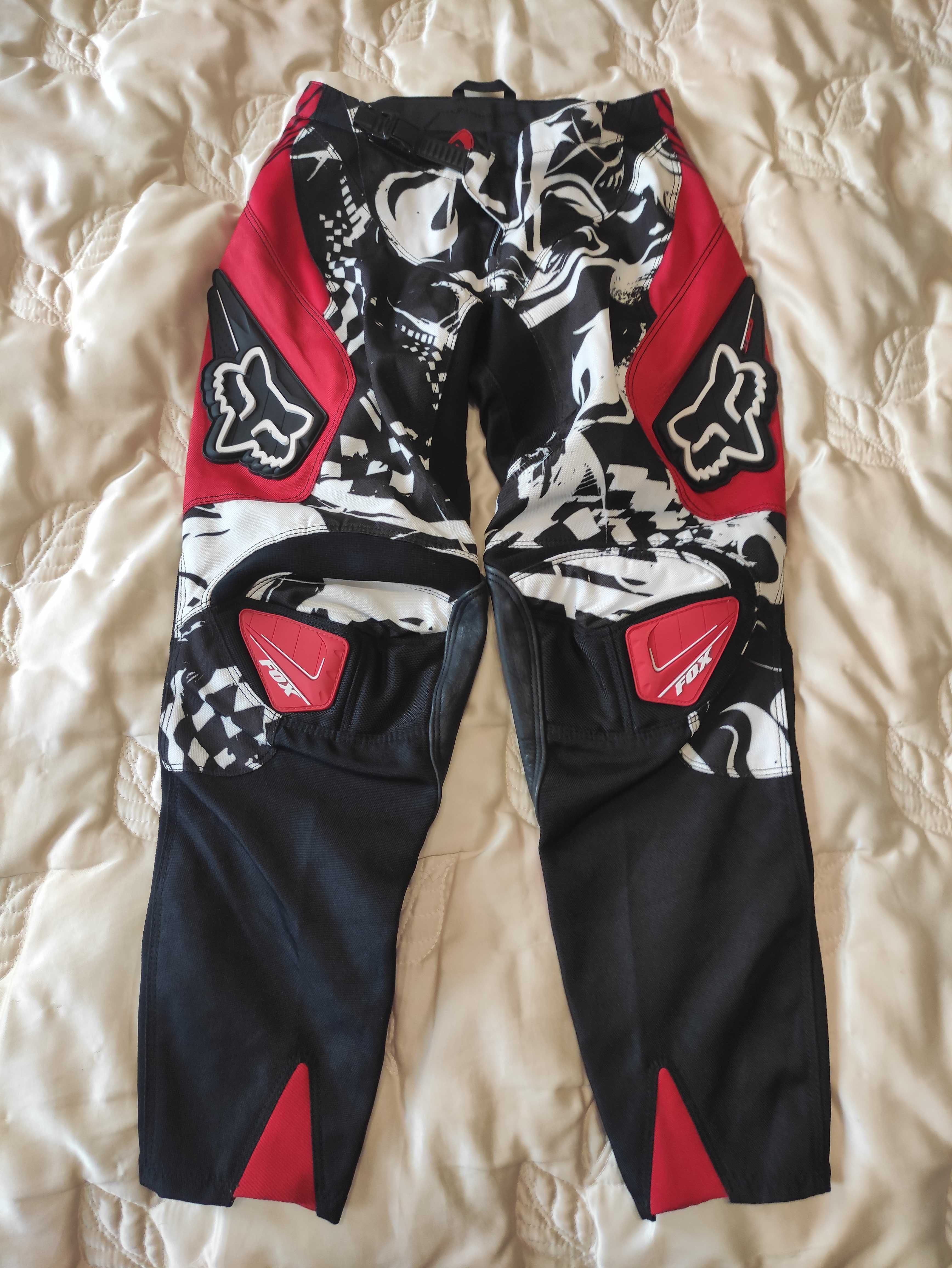 Dziecięce spodnie na crossa quada enduro Fox Racing 180 r. 26 jak nowe