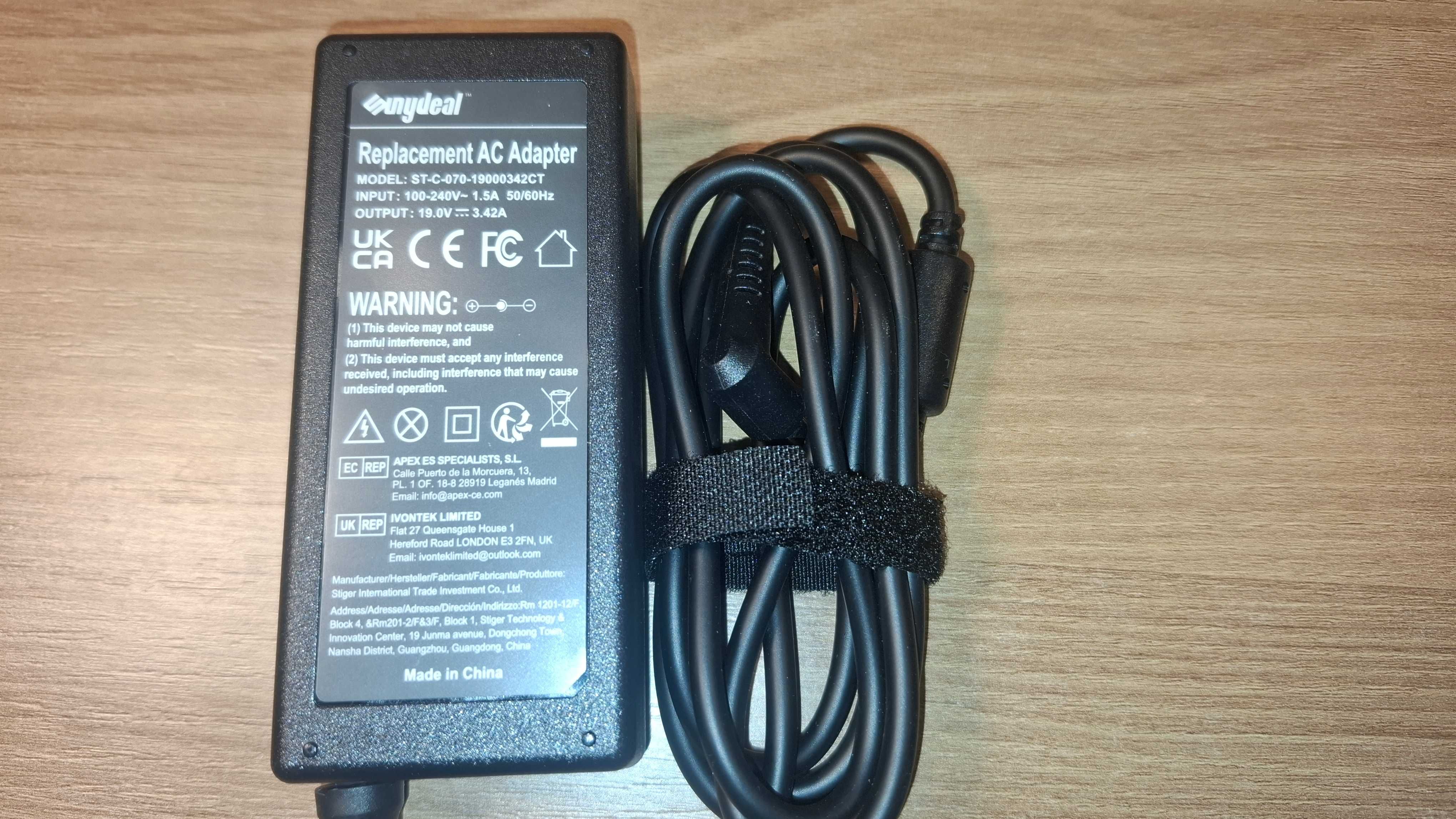 Zasilacz do Laptopa - 19V - 3.42A
