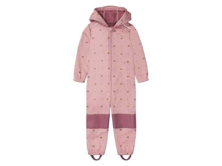 Комбінезон софтшел рожевий корона lupilu р.98-104см(3-4роки)