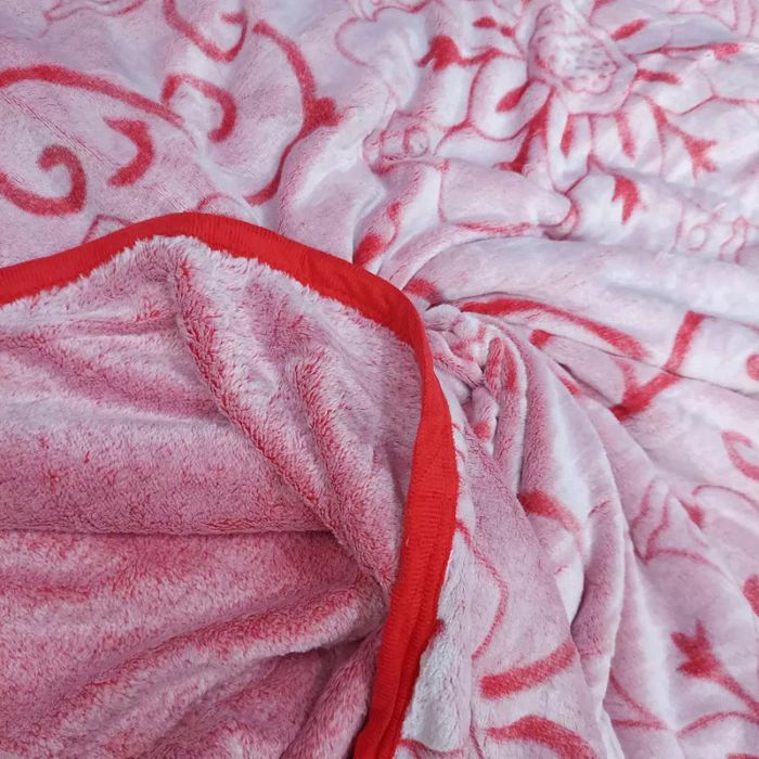 Koc mikroflanela Deka czerwień 200 X 230 [Cm]