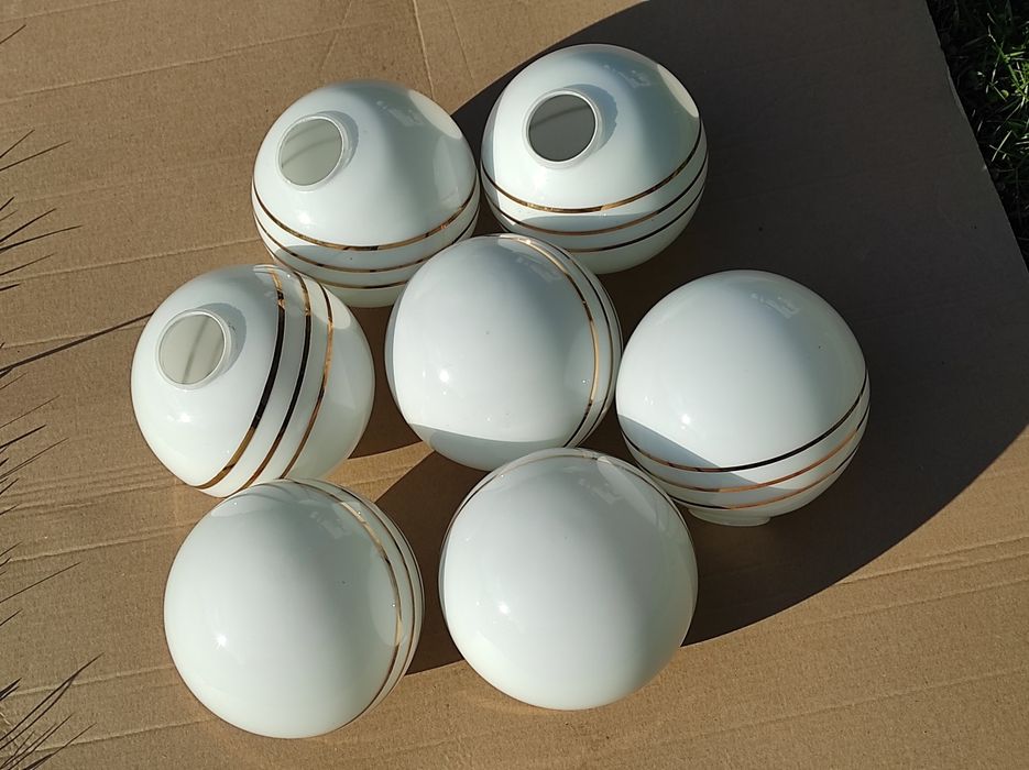 Szklane klosze 7szt.