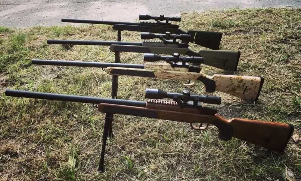 Дитяча Снайперська гвинтівка 6 мм CYMA ZM51 Коричнева приціл, Метал