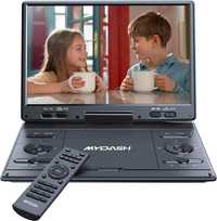 Портативный DVD-плеер 12,5-дюймовым поворотный HD-экраном