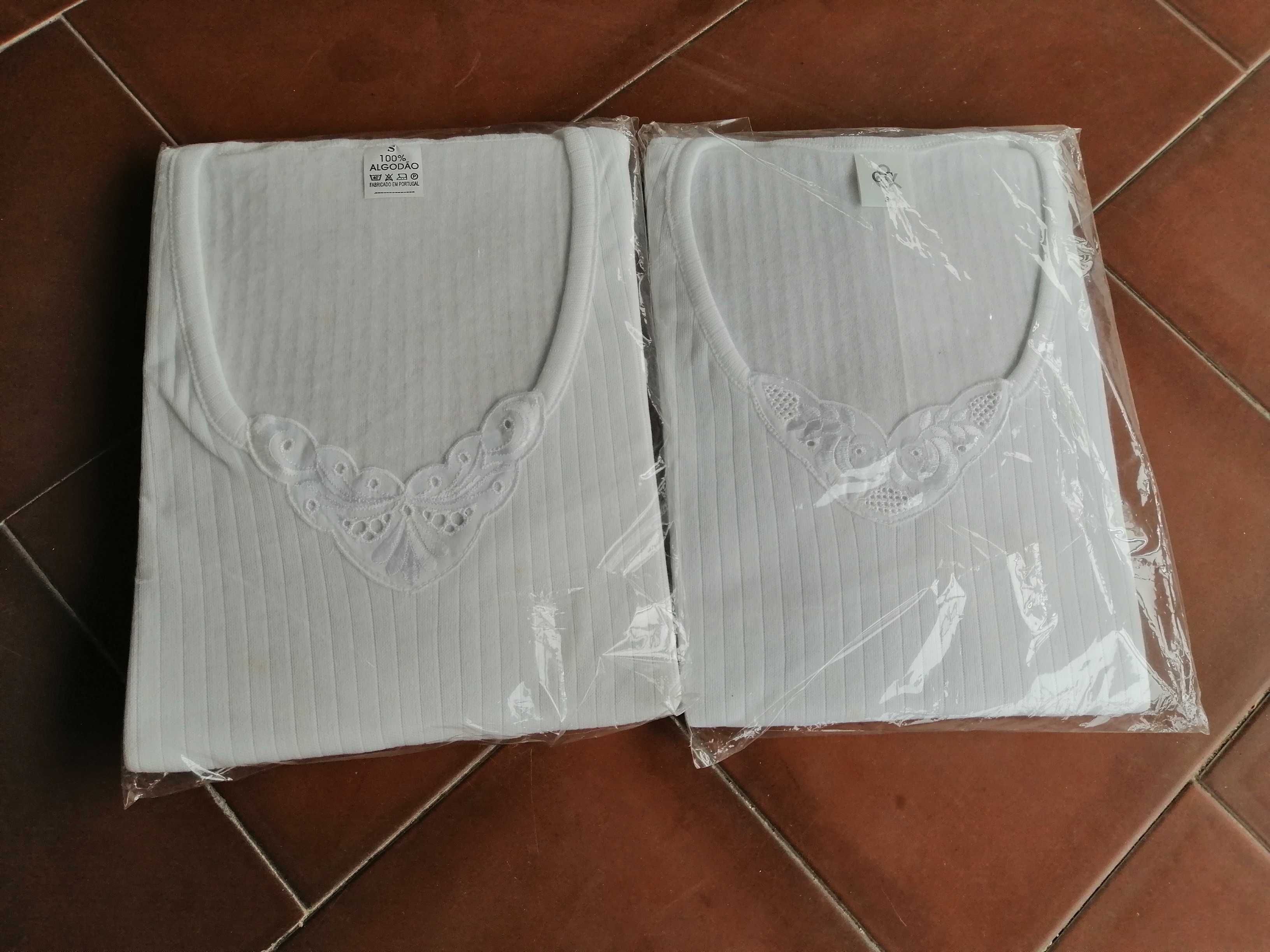 pijamas e camisolas interiores novos tam. s