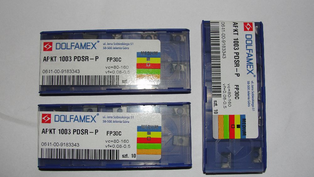 Płytka wieloostrzowa APKT 1003 PDSR-P FP30C