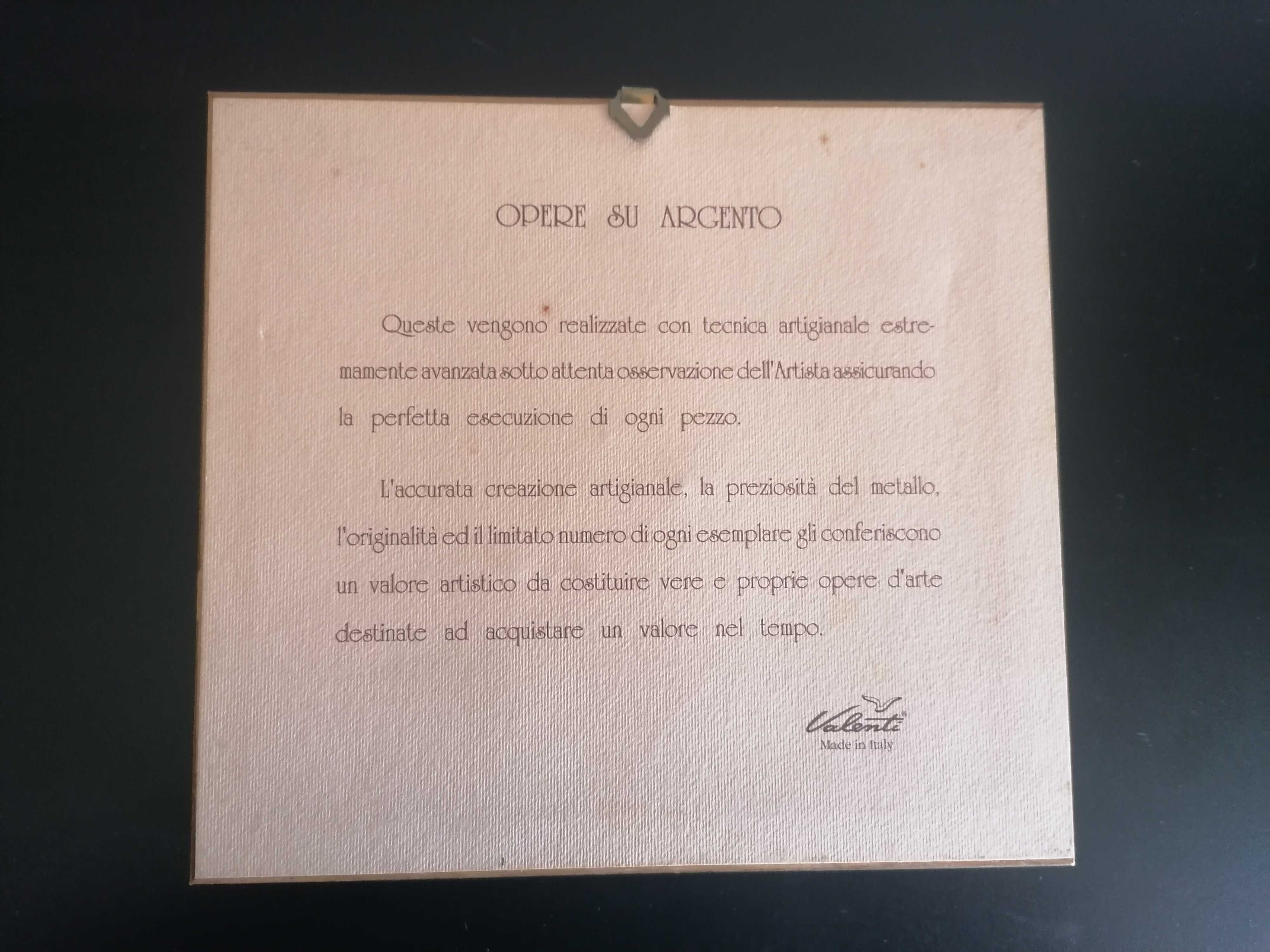 Moldura Quadro em prata Valenti