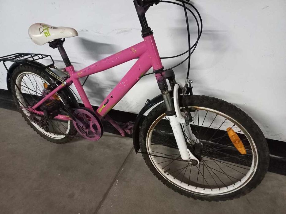Rower różowy 20 cali