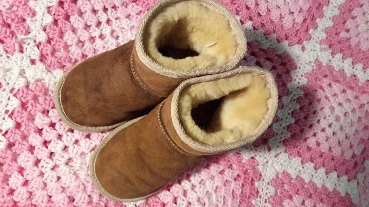 Угги из натуральной кожи "UGG merino FURELY" (р. 29-30). Идеальные!