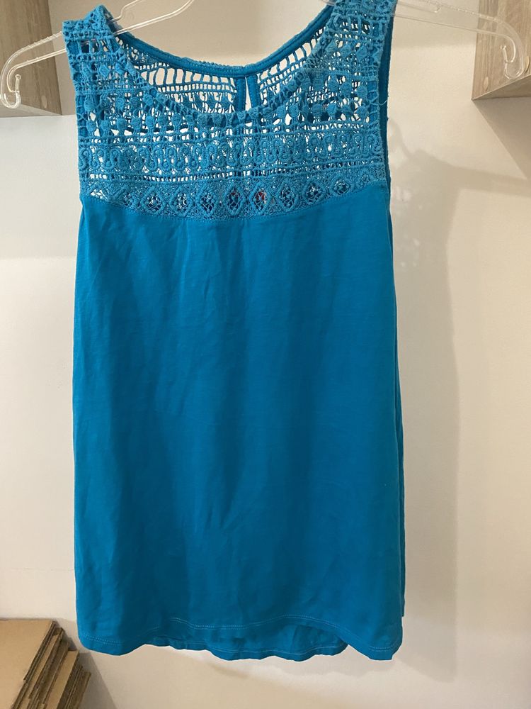 Top niebieski 36 s camaieu