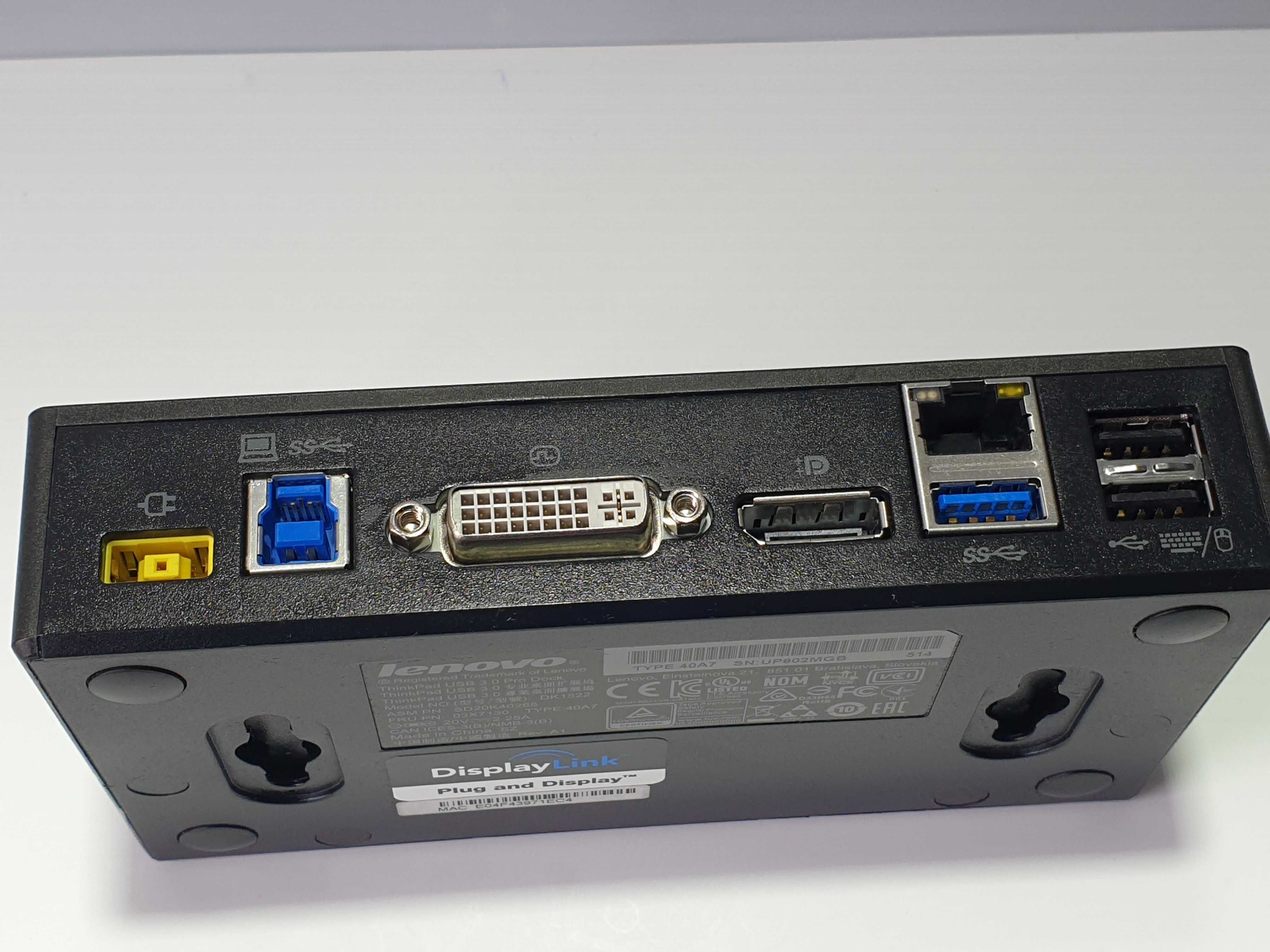 Док-станція Lenovo ThinkPad USB 3.0