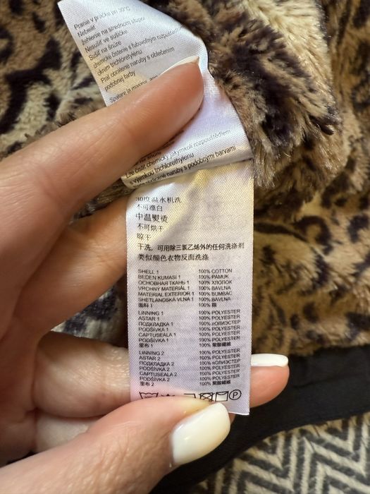 Джинсова утеплена куртка жіноча colin’s м-л розмір леопард