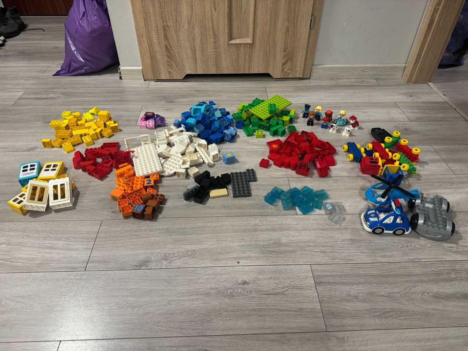 Duży zestaw klocków LEGO DUPLO - 320 elementów !!!