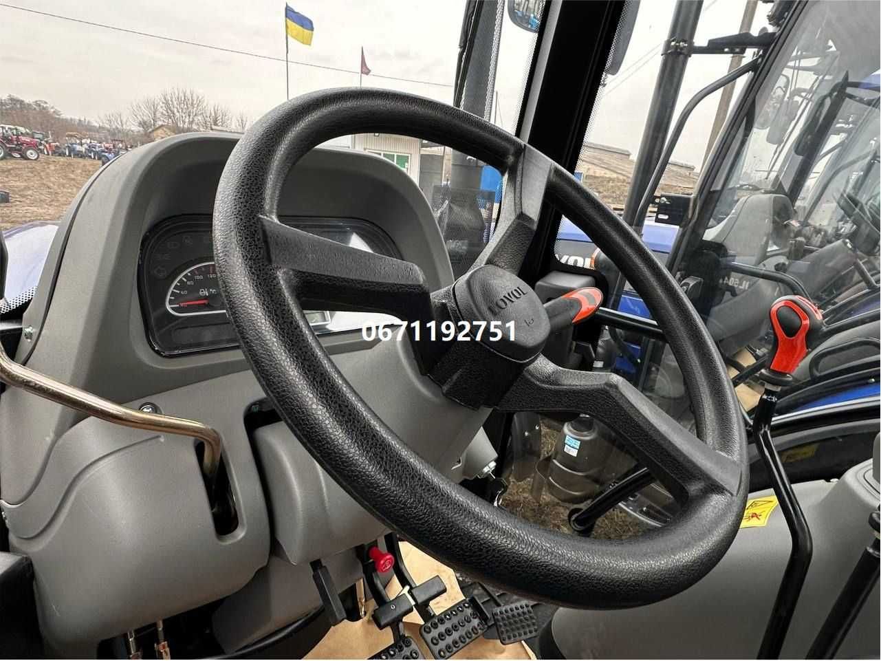ЛОВОЛ FT 504CNC Мінітрактор з кабіною Кондиціонер. С выносным рычагом