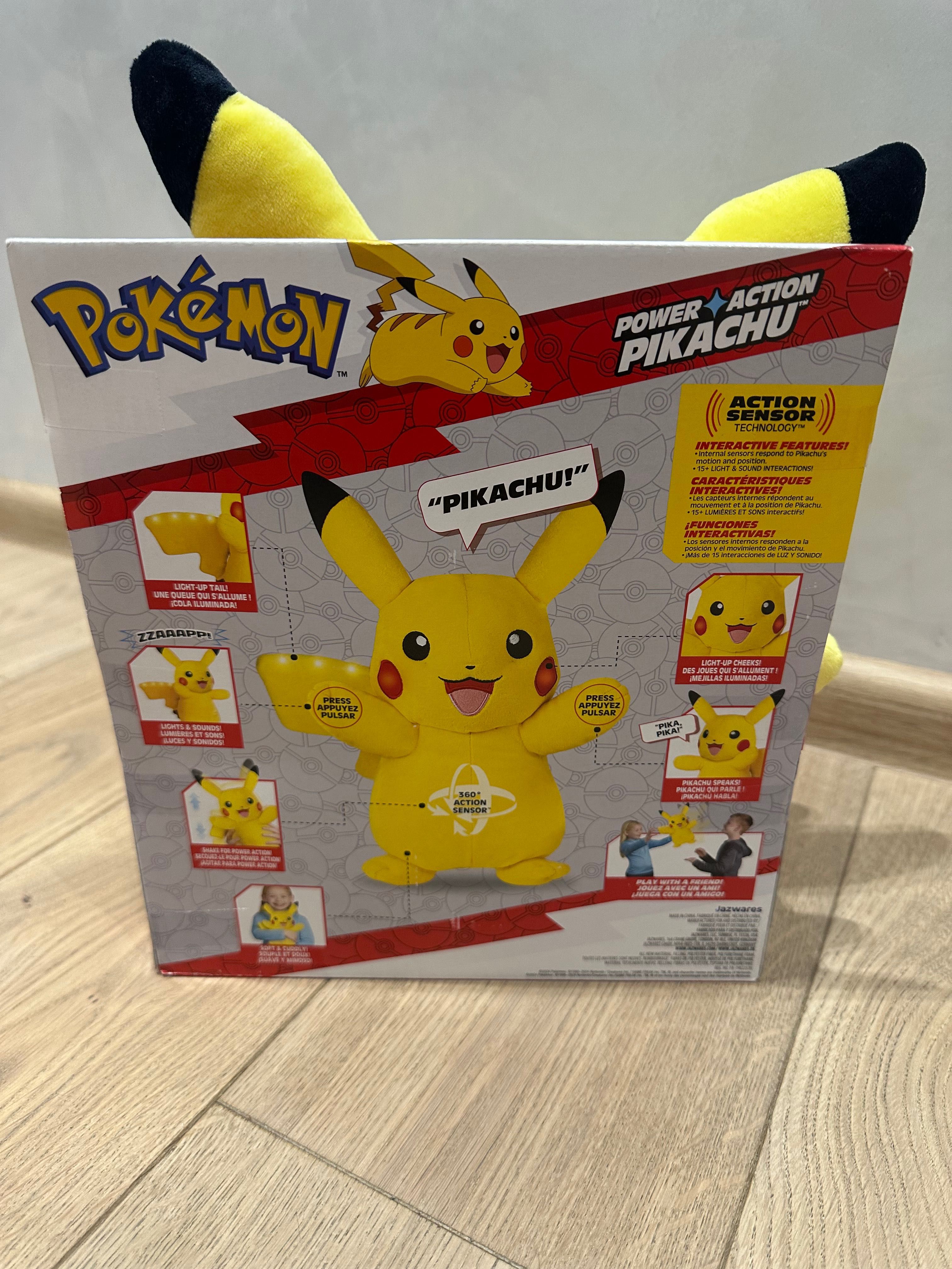 Інтерактивна мʼяка іграшка Pokémon -пікачу