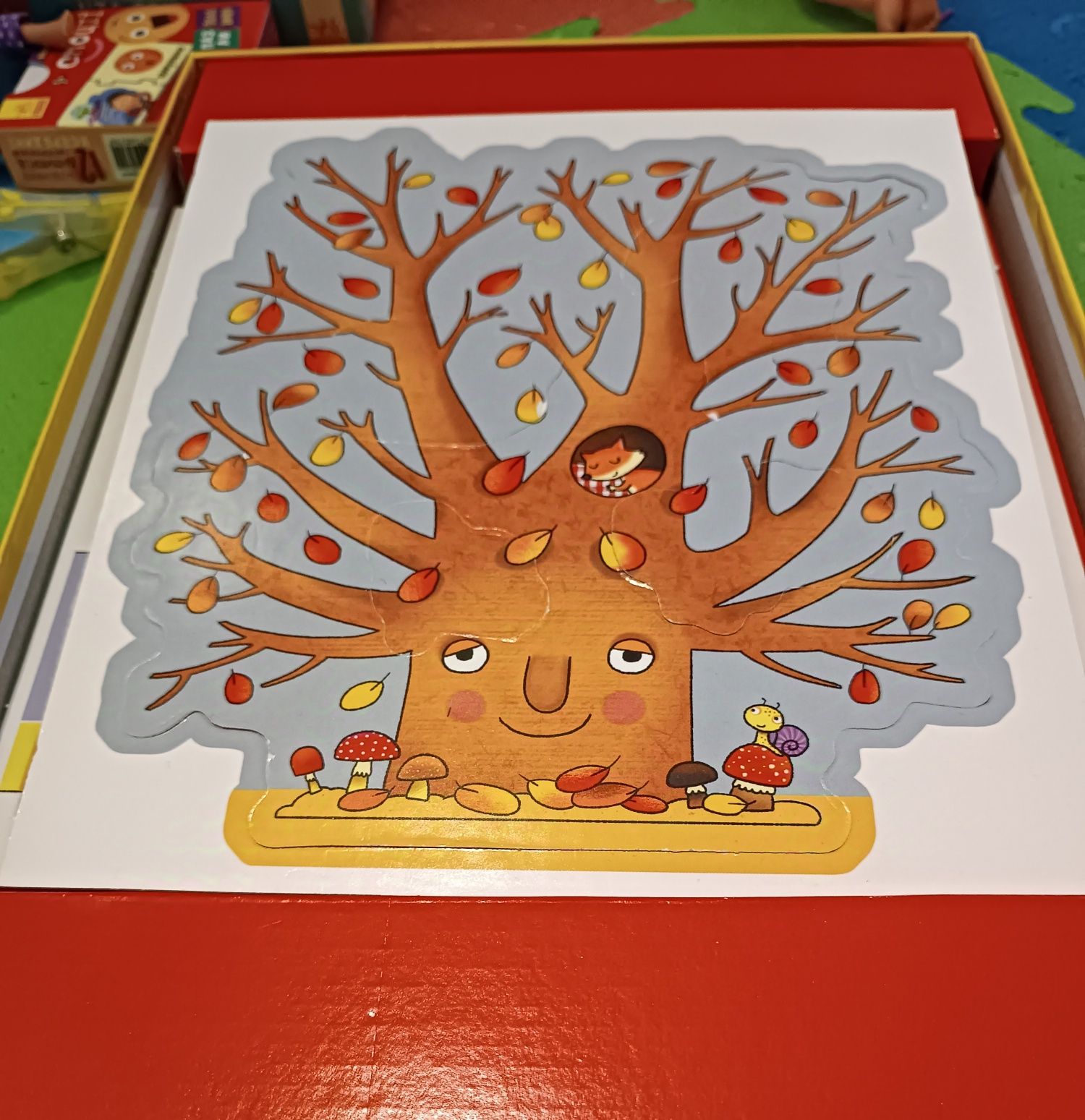 Развивающая игра "Времена года" для детей 3-6 лет