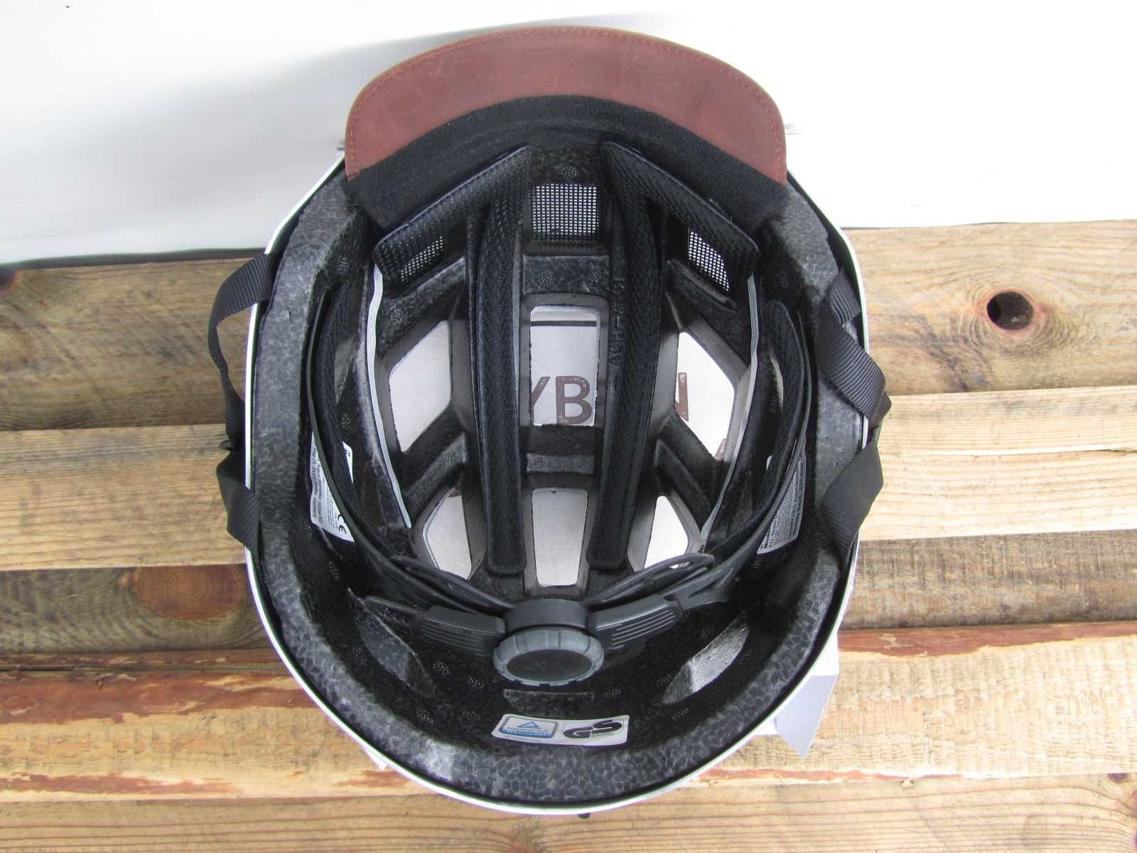 Kask rowerowy Abus hyban centium 58 - 63 cm L " Odblask Led