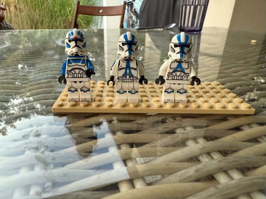 Figurki Lego Star wars clony z legionu 501 x3