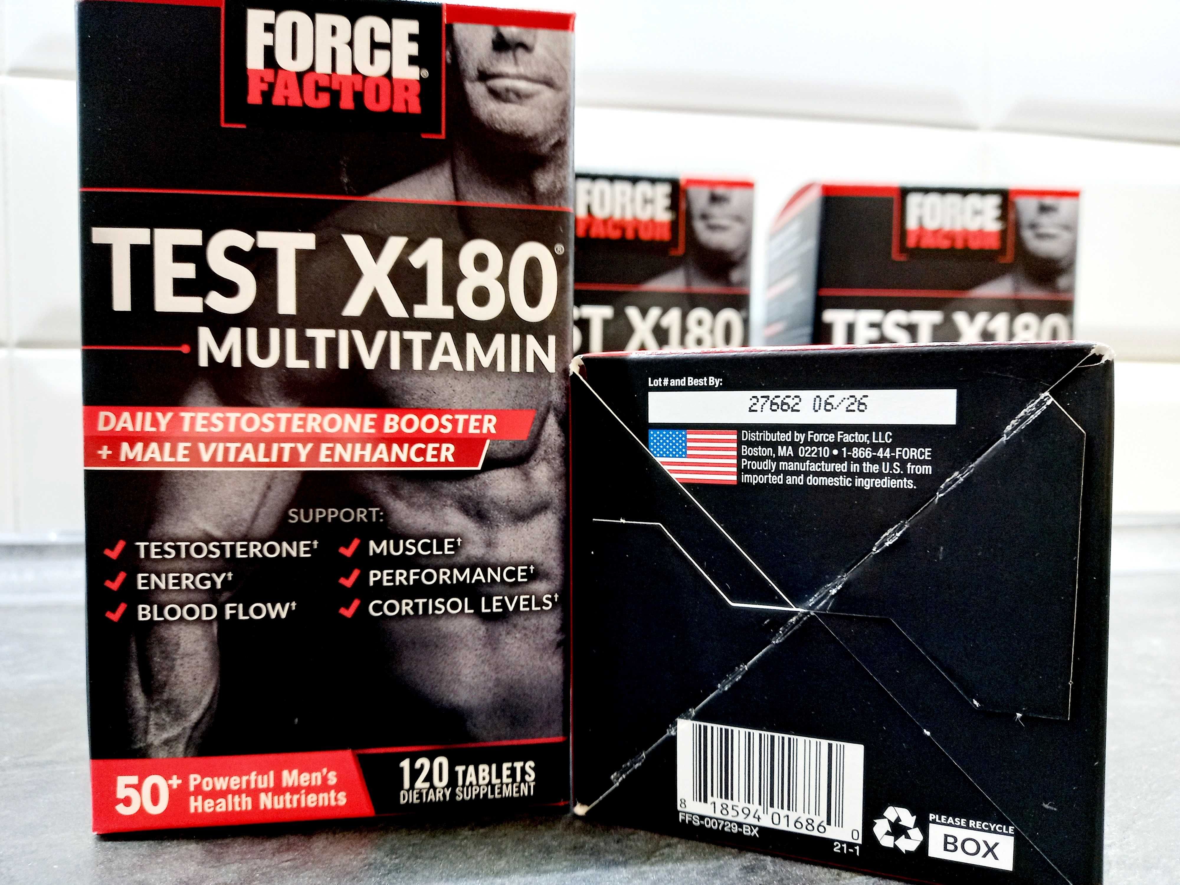 Force Factor, Test X180 Multivitamin (120 таб.), мужские витамины