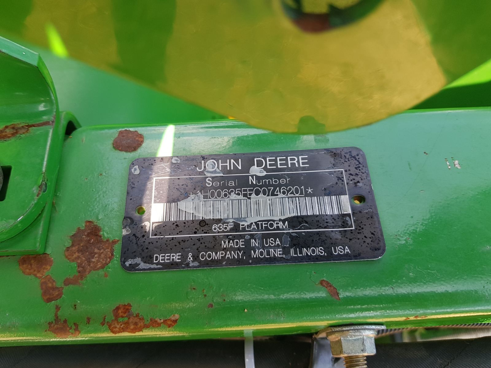 Жатка гідрофлекс з США John deere F635. 10,6m рік 2012.