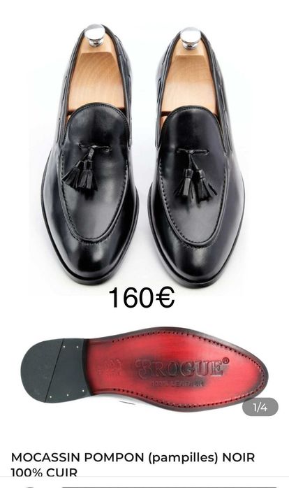 Sapatos  cabedal  sola seca