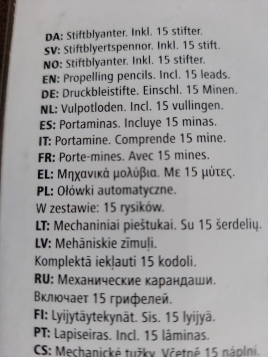 Ołowki automatyczne nowe