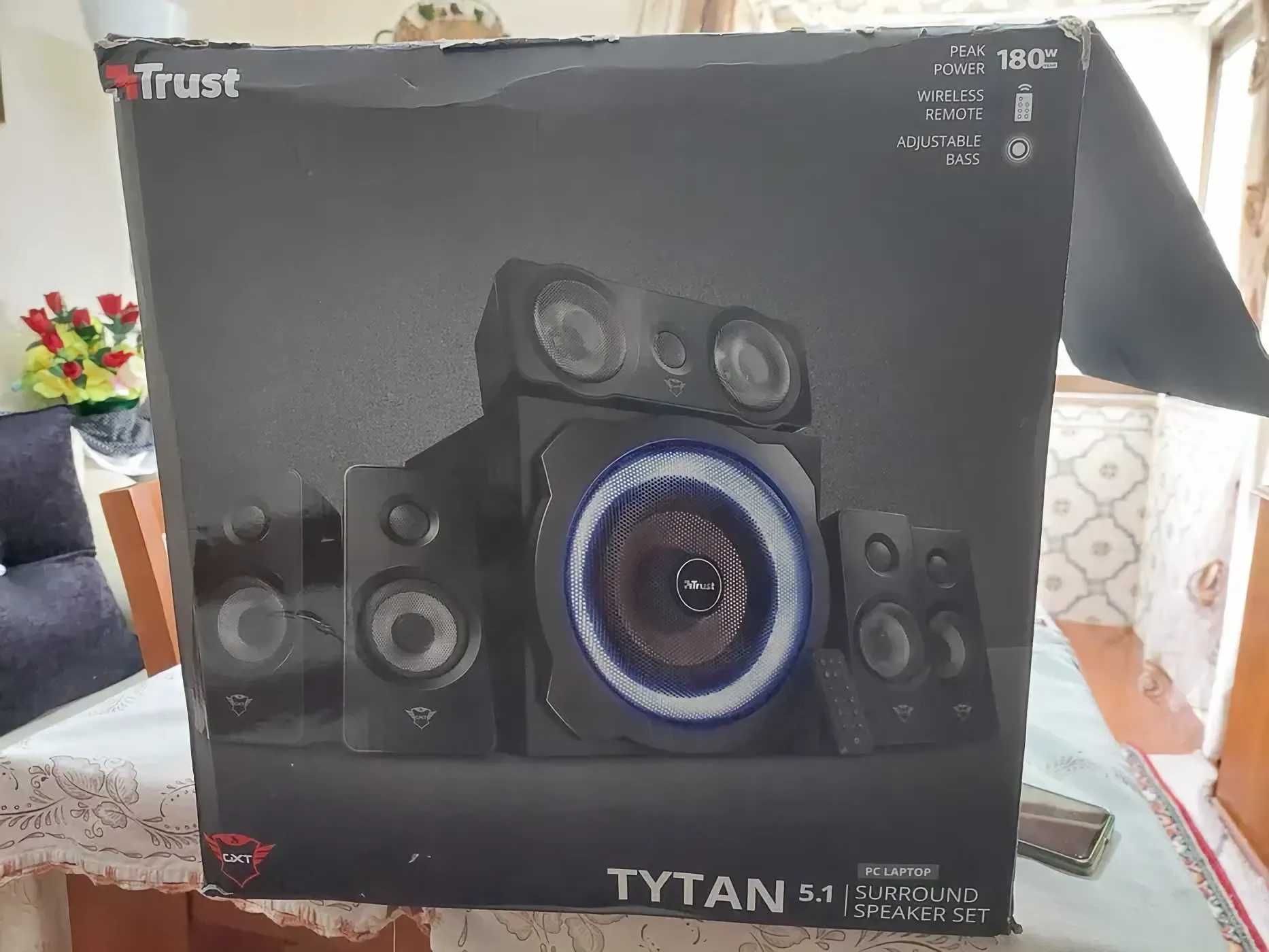 Vendo sistema de colunas surround 5.1 Trust gxt658 Tytan