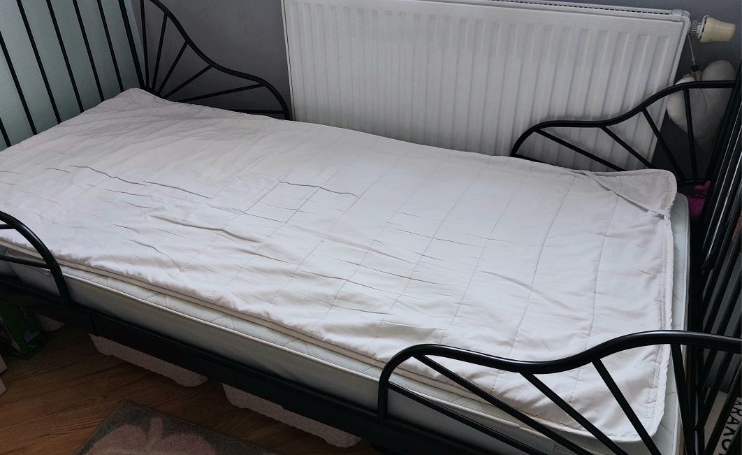 Łóżko, łóżeczko dziecięce rozsuwane MINNEN