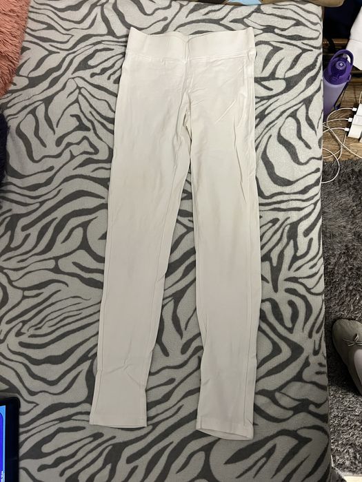 Legginsy białe getry basic