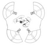 Osłony śmigieł dron DJI Mini 4 Pro komplet 4 szt skuteczne NOWE PL 24h
