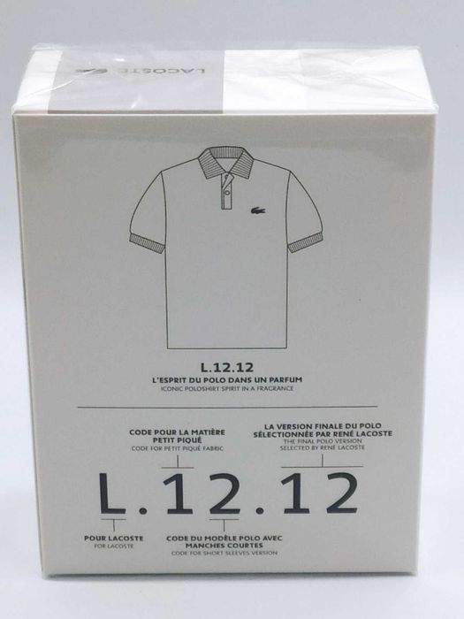 Lacoste  L.12.12  Blanc edp 100 мл Оригинал